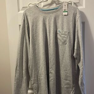 Men’s long sleeve Tommy bahama t. Light gray